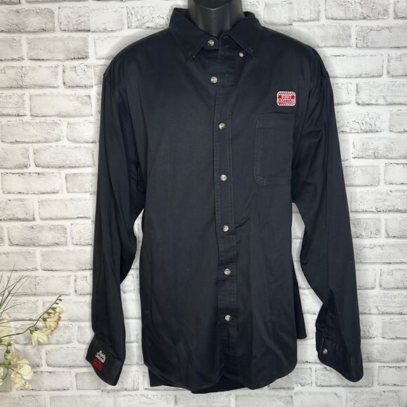 King Cotton Meats “Rightly Seasoned For The South” Button Down Shirt Size XXL 2X - Picture 1 of 6